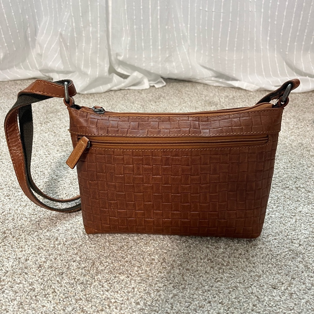 Brown Genuine Leather Women's Crossbody Bag